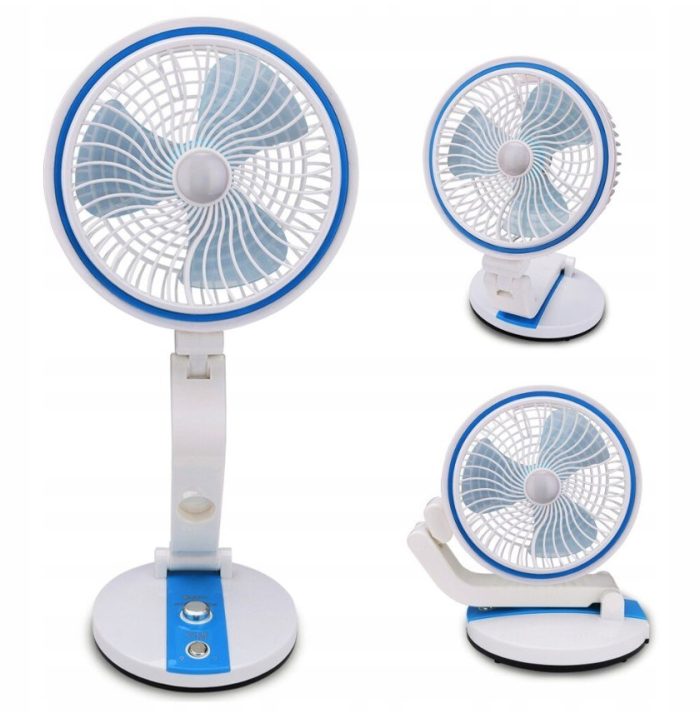 Rechargeable Folding Fan With LED Light - Image 5