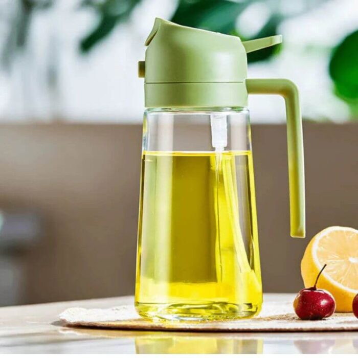 2 in 1 Oil Sprayer & Dispenser Bottle – রান্নাঘরের এক অনন্য সহকারী - Image 4