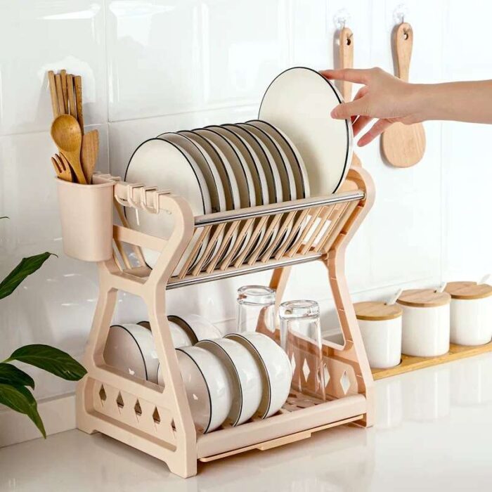 Kitchen Dish Storage Rack