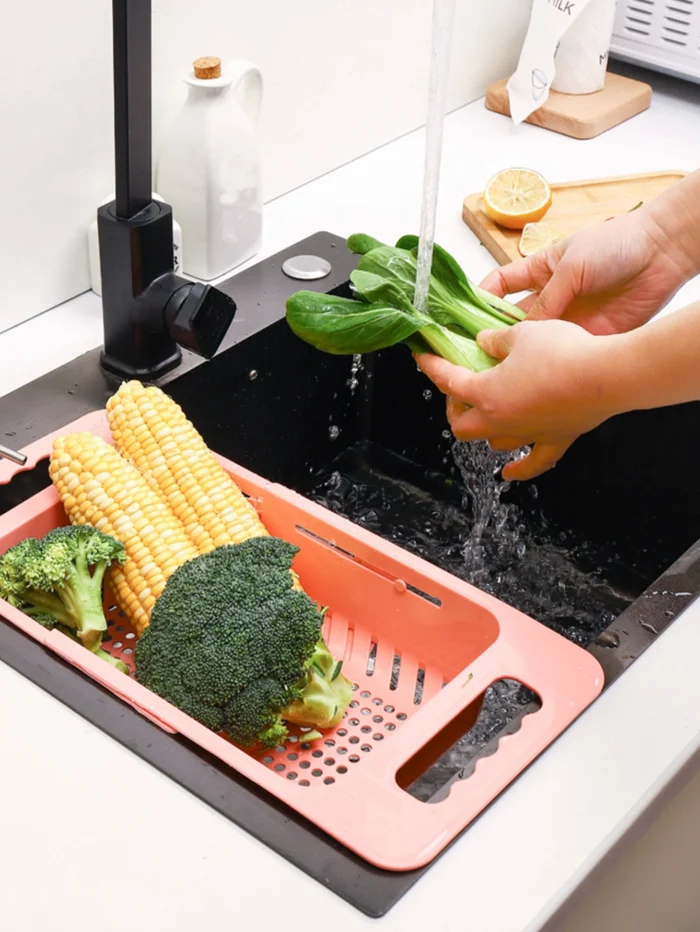 1 Pic Adjustable Sink Drain Basket - Image 4
