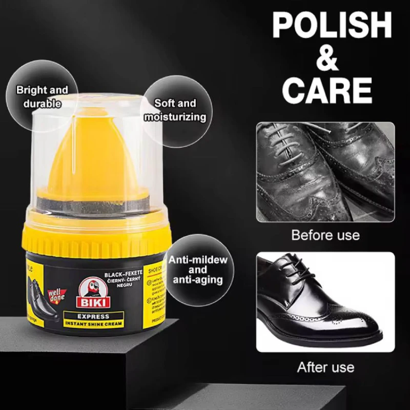Liquid Shoe Polish with Sponge - ঘরে বসে জুতাকে করুন নতুনের মত - Image 2